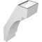 Ekena Millwork 5 1/2-in. W x 10-in. D x 18-in. H Merced Architectural Grade PVC Knee Brace BRCP055X10X18MRC - alternate 3